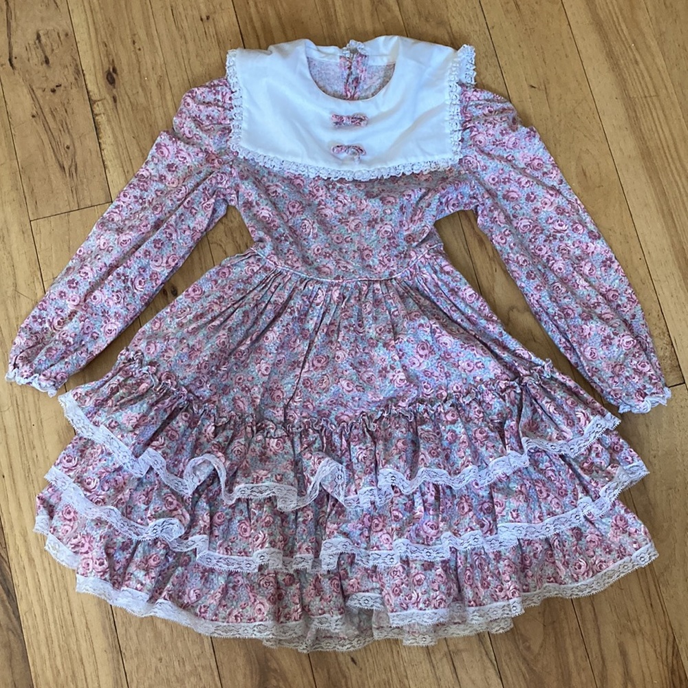 Homemade Lacy ruffle dress